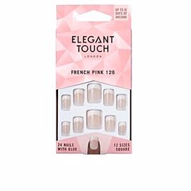 French Bare Nails With Glue Square #124-S 24 U