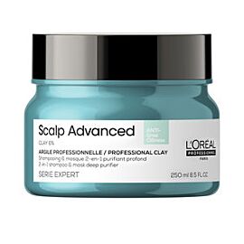 Scalp Advanced 2-In-1 Shampoo &Amp; Mask Deep Purifier Clay 250 Ml