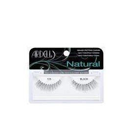 Natural Eyelashes #123-Black 1 U