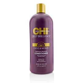 Chi Deep Brilliance Olive & Monoi Optimum Moisture Conditioner 946 Ml